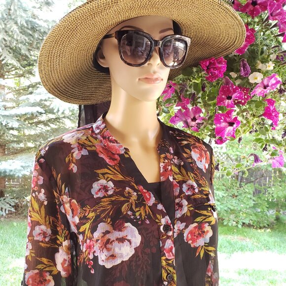 KUT FROM THE KLOTH, Long sleeve floral blouse - Picture 6 of 11